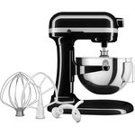 KitchenAid HEAVY DUTY - KÜCHENMASCHINE MIT SCHÜSSELHEBER 5,2 L - ONYX SCHWARZ, Metallgetriebe, 11 Geschwindigkeitsstufen, Soft Start