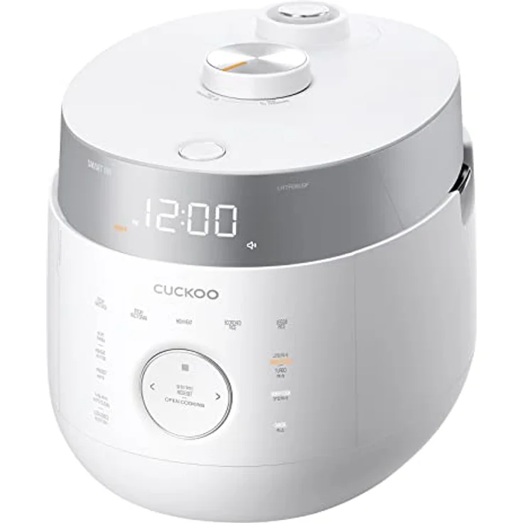 CUCKOO Reiskocher & Dampfgarer mit 16 Programmen, Induktion, Kein-Druck-Modus, offene Kochfunktion, Timer, antihaftbeschichteter Edelstahl-Innentopf (Reis für bis zu 10 Personen), Warmhalte & Autoclean-Funktion – Bild 1