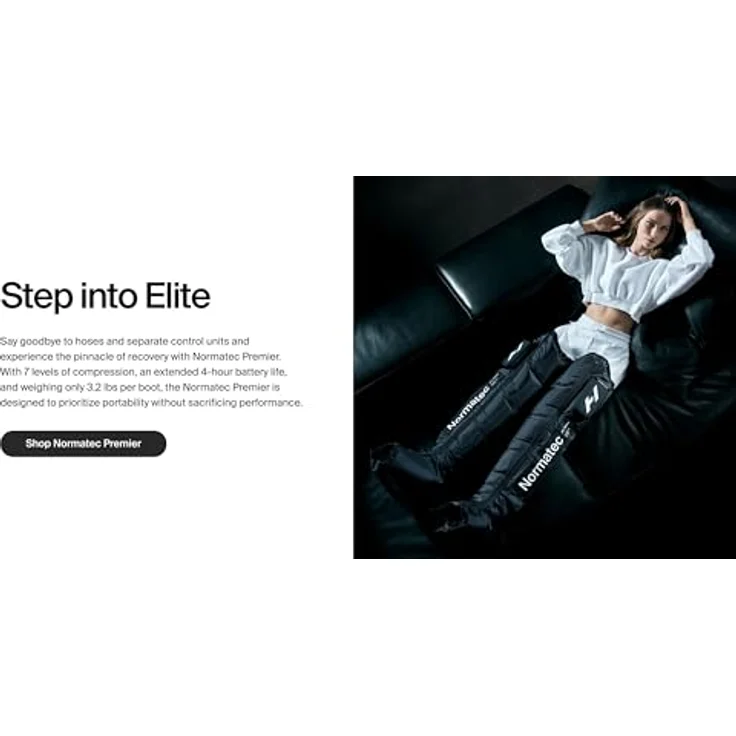Hyperice Normatec Premier - Standardgröße – Kabelloses Erholungssystem mit patentierter dynamischer Kompressionsmassage-Technologie – Bild 2