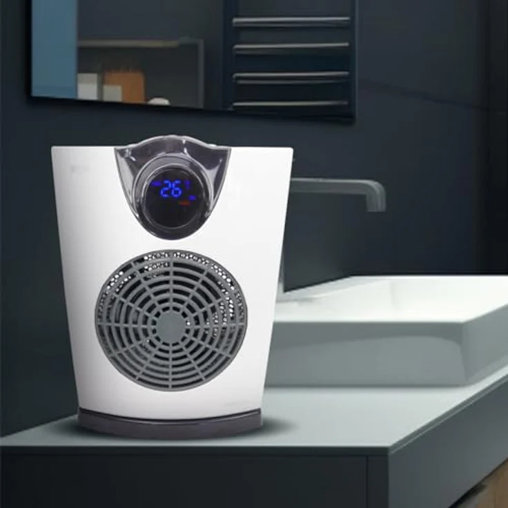 Aktobis Heizlüfter, Elektroheizer, Bad-Heizer, Feuchtraumheizgerät WDH-E20 (2 kW) IP21 – Bild 5