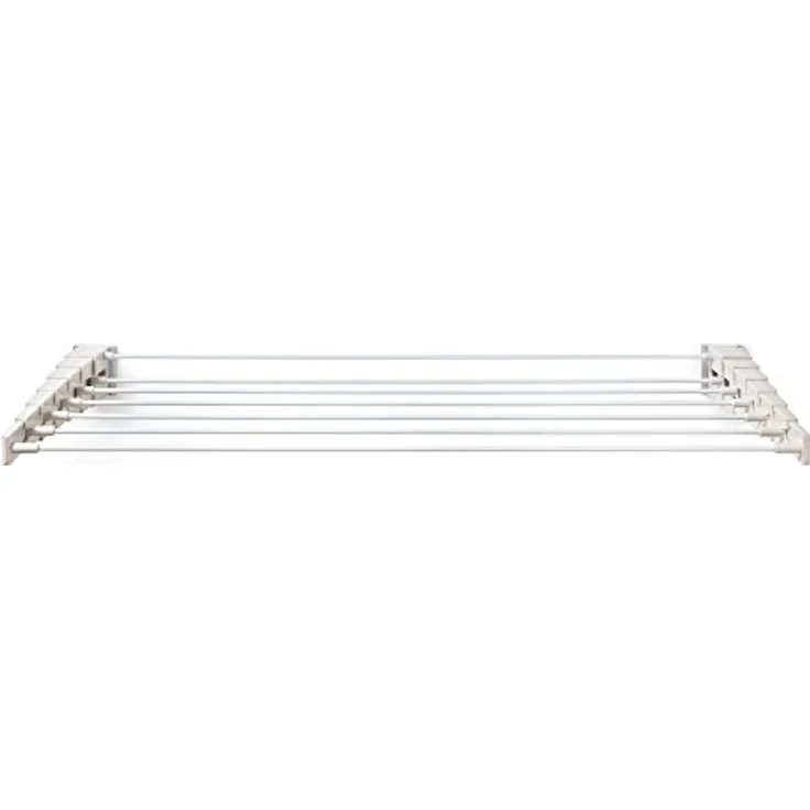 Rayen Teleskop-Wäscheleine, 5 m, weiß, lackierter Stahl, ABS, 80 x 37 cm – Bild 3