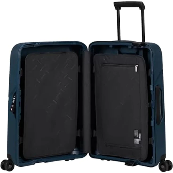 Samsonite Magnum Eco Koffer, Blau, 104 l, nachhaltig hergestellt aus recycelten Abfällen – Bild 3