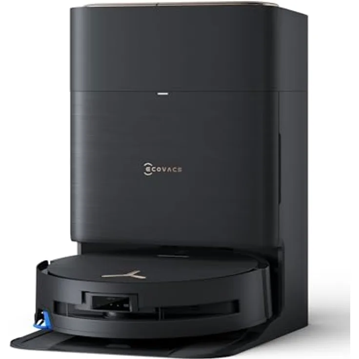 ECOVACS DEEBOT X9 PRO Omni Saugroboter mit Wischfunktion, 16.600 Pa Saugkraft, OZMO Roller, Heißwasser-Moppwäsche, ZeroTangle 3.0, All-in-One Omni Station, YIKO-GPT