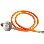 150 cm Gasschlauch + 50 mbar Druckminderer | Gasregler | Propan | Butan |
