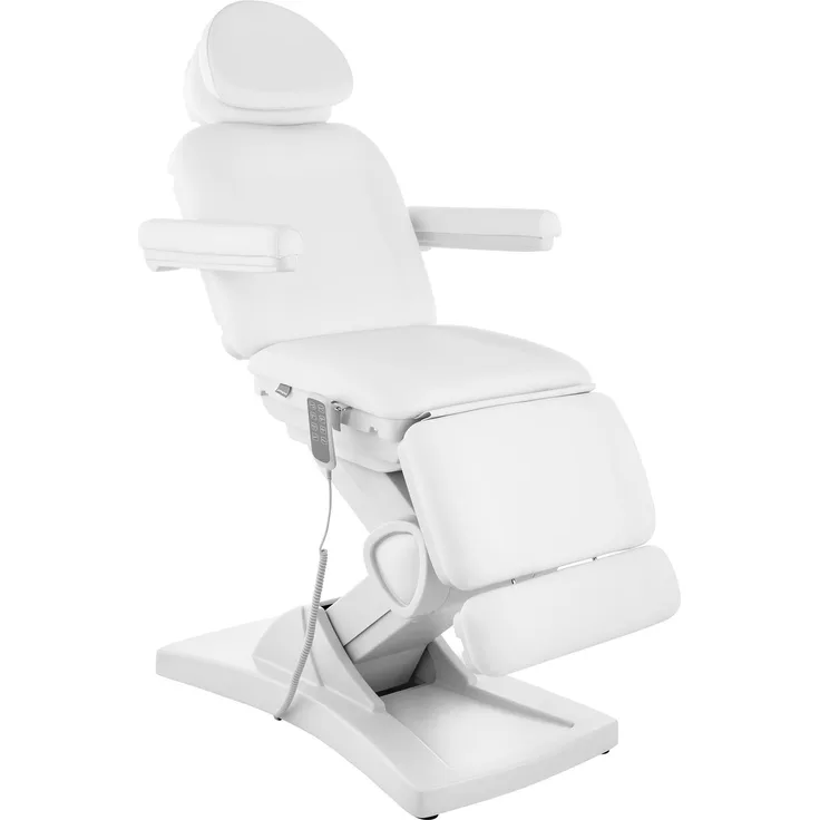 Physa Kosmetikliege BOLZANO WHITE, Elektrische Therapieliege mit 4 Motoren, Weiß