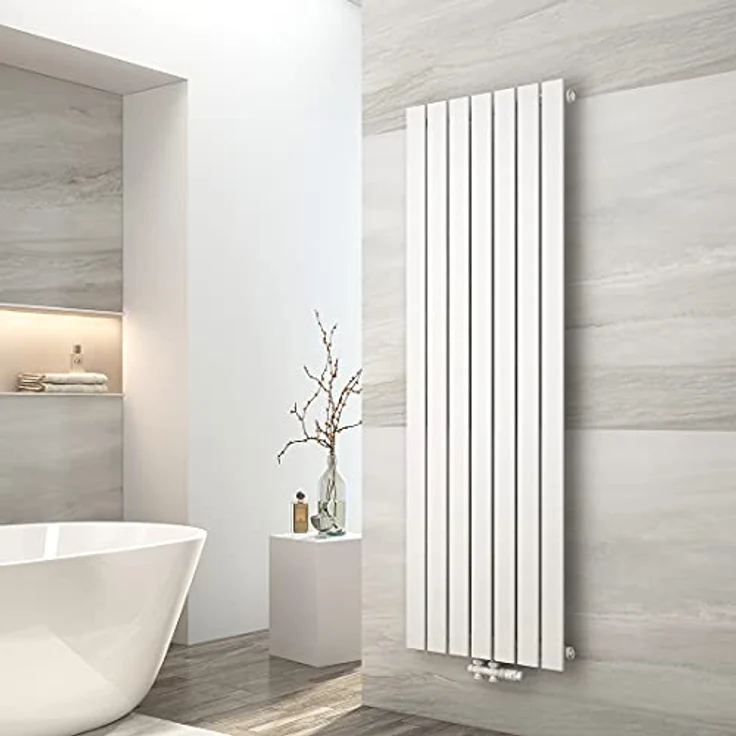 EMKE Heizkörper Vertikal 1600x540mm, Flachheizkörper Wandheizkörper Weiß 991 Watt – Bild 1