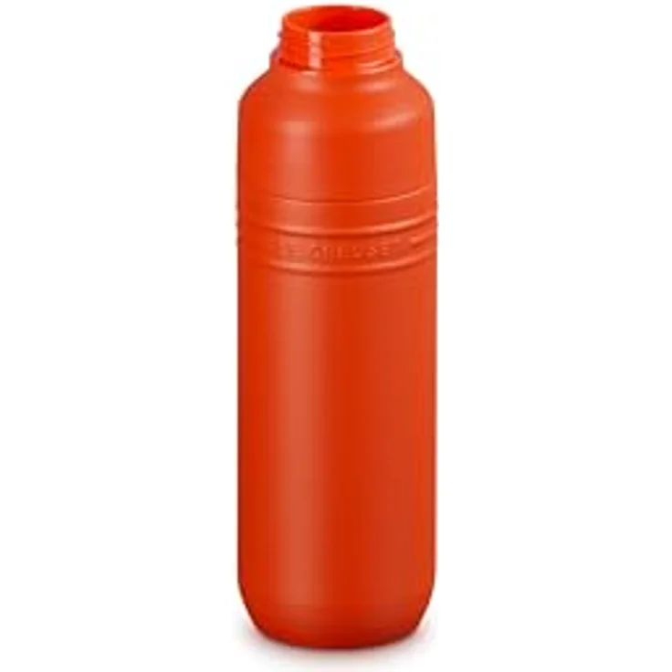 Le Creuset On The Go Thermoflasche, Edelstahl, 500 ml, orange, mit Hochleistungs-Wärmedämmung und auslaufsicherem Deckel – Bild 3