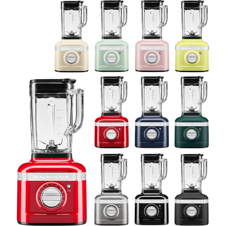 KitchenAid ARTISAN K400 Standmixer 5KSB4026E, 1.5 PS Motor, Glasbehälter, Creme