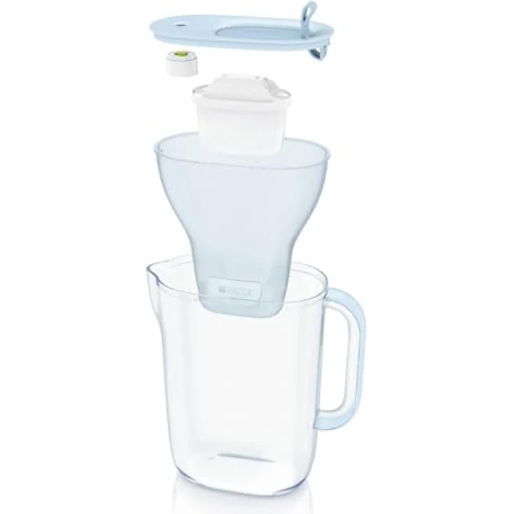 Brita Wasserfilter Style gletscherblau (2,4l) inkl. 1x MAXTRA PRO All-in-1 Kartusche, Wasserfilter, Blau – Bild 4