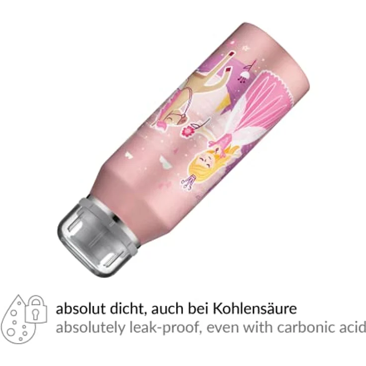 alfi isoBottle Isolier-Trinkflasche, Edelstahl, Rosa, 350ml – Bild 4