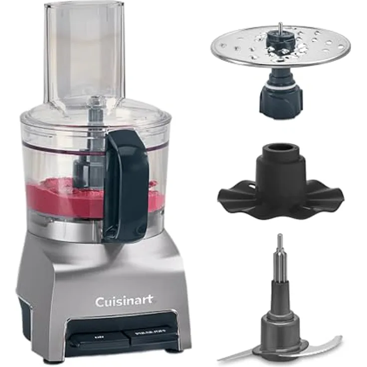 Cuisinart FlexPrep® 1,1L Küchenmaschine, All-in-One Zerkleinerer mit Edelstahlklinge, Raspelscheibe & Schneebesen, BladeLock™-System, Ein-Knopf-Bedienung, Pulsfunktion