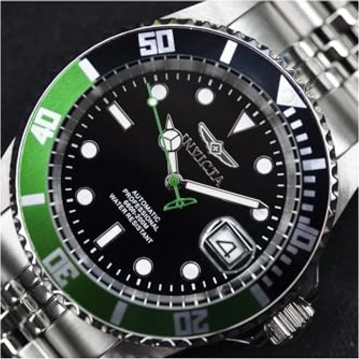 Invicta Pro Diver Automatikuhr, Edelstahl, 42mm, mit Datumsanzeige – Bild 4