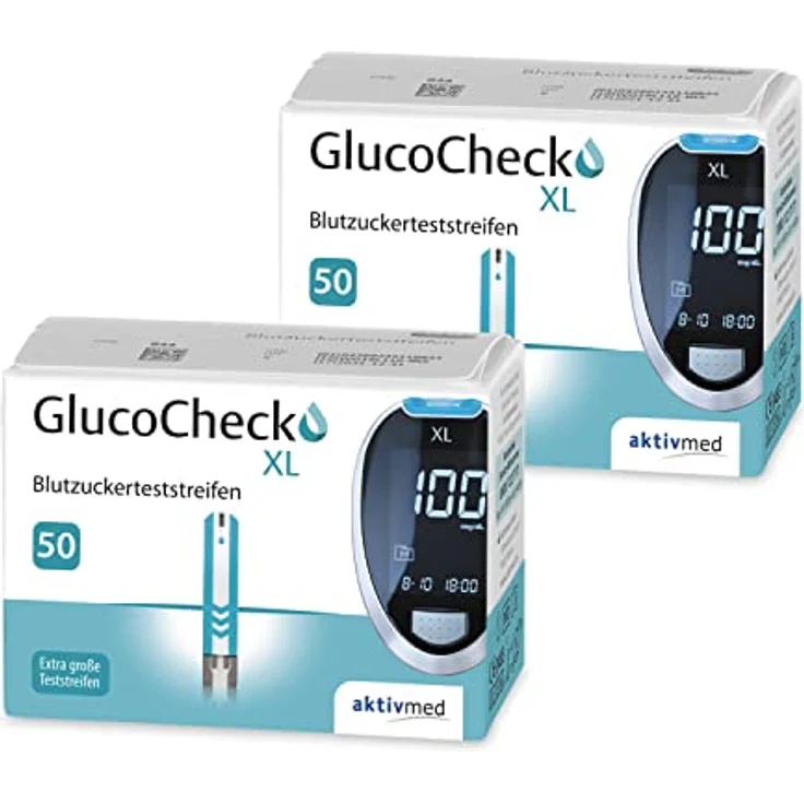 GlucoCheck XL Starter-Set (mg/dl) mit 110 Blutzuckerteststreifen – Bild 4