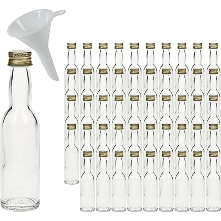 Mikken Bouteilles und Verre Transparent, 50 x 40 ml