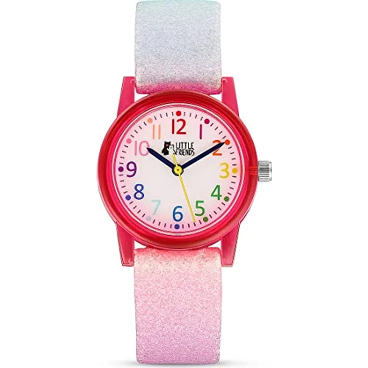 LITTLE FRIENDS FAVS Unisex-Uhren Analog Quarz One Size Pink, Weiß 32018077