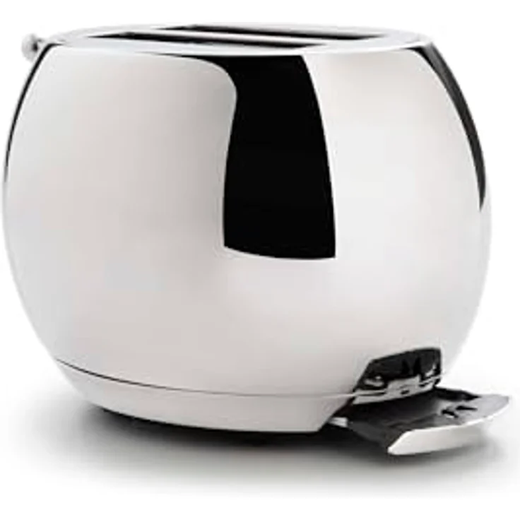 BUGATTI Romeo, Multifunktions-Design-Toaster aus Edelstahl, 7 Röststufen, 4 Funktionen, 870-1035 W, Edelstahlfarbe – Bild 4