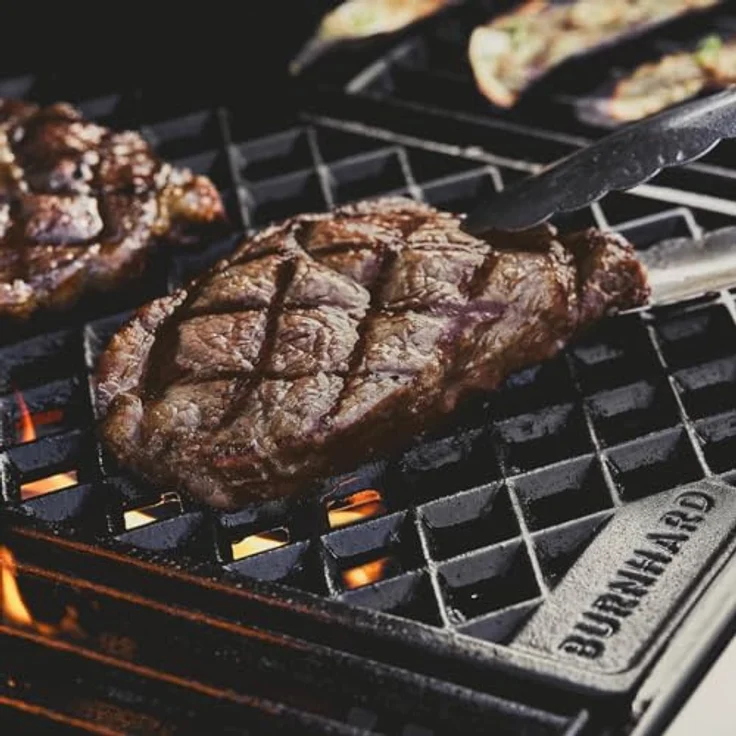 BURNHARD Grillplatte »Fred Serie«, Gusseisen, Sear Grate – Bild 7