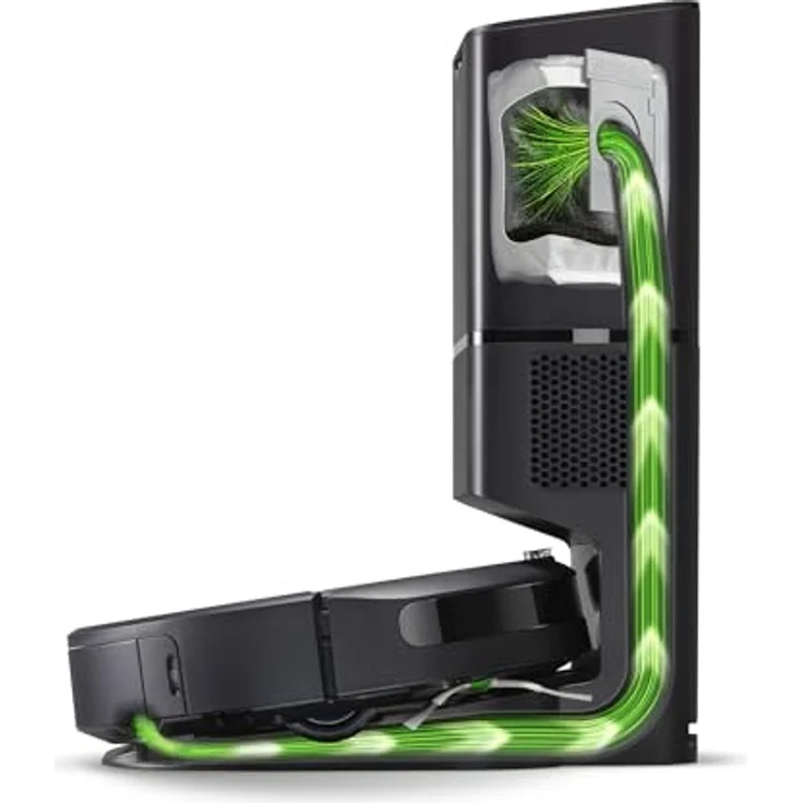 iRobot Roomba Combo i8+ Saugroboter mit Wischfunktion, VSLAM Kamera Navigation, automatische Behälterentleerung, schwarz – Bild 8