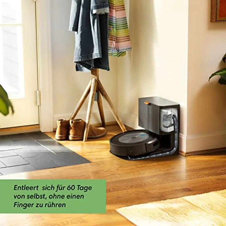 iRobot® Roomba® j7+ WLAN-fähiger Saugroboter mit automatischer Absaugstation, Kartierung und Zwei Gummibürsten für alle Böden -Objekterkennung und -vermeidung - Lernt und kartiert – Bild 5
