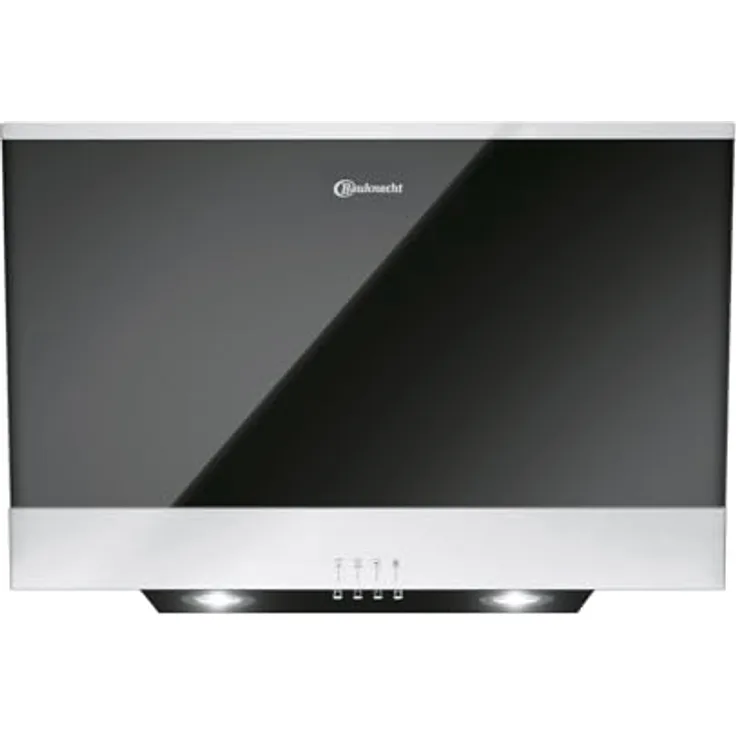 Bauknecht RBHVP 63 LM K Dunstabzugshaube (60 cm), Abluft- und Umluftbetrieb, Kopffrei, Touch-Control, leistungsstarker Lüftermotor - 3 Leistungsstufen inkl. Intensiv-Stufe