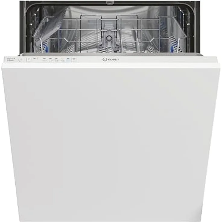 Indesit IN2IE14CNP80, Voll integrierter Geschirrspüler für 14 Maßgedecke, 60 cm, 49 dB, Energieeffizienzklasse E
