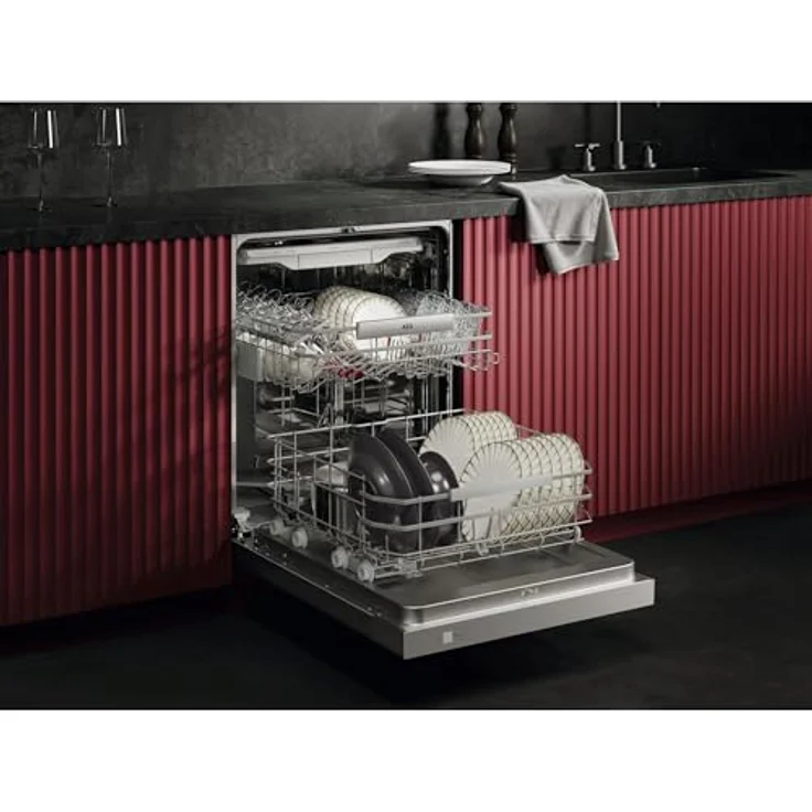 AEG GU8200A2SCM 8000 Geschirrspüler, unterbaufähig, 596 mm breit, 40 dB (A), A, SatelliteClean® Pro, EasyFlex Plus Körbe, AquaSave, AirDry – Bild 3