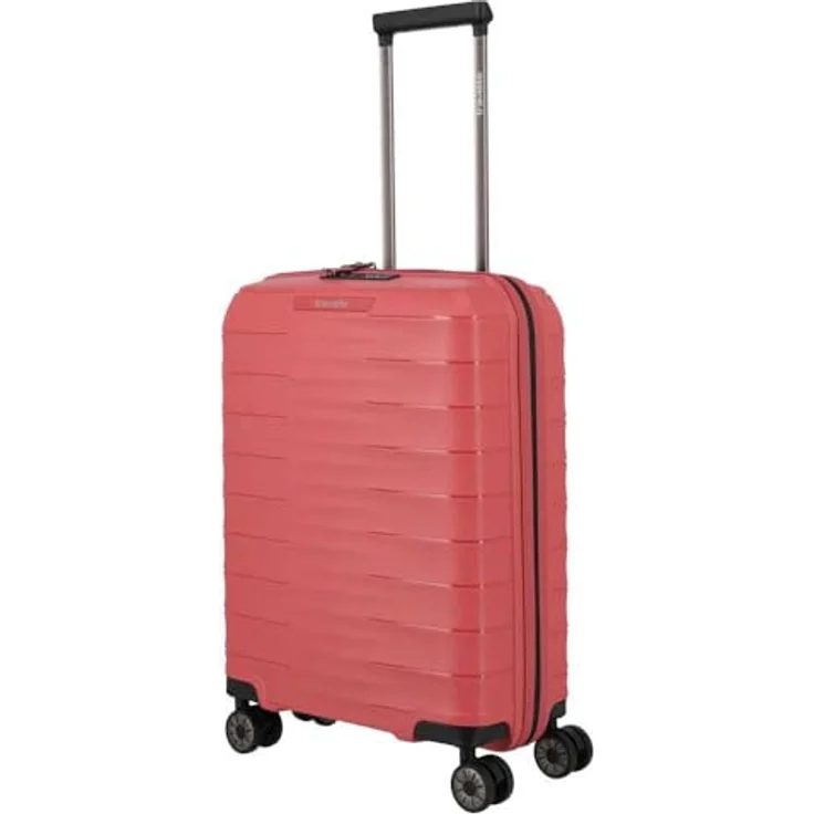 Travelite MOOBY 4-Rad Hartschalen Handgepäck Koffer klein, 39 Liter, rot, TSA Schloss, 55 x 40 x 20 cm, 2,3 kg, recyceltes Material – Bild 3