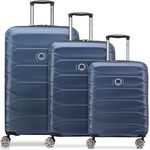 Delsey Meteor 4 Rollen Kofferset 3-teilig mit Dehnfalte, 46 l, XL, Schwarz - Preisvergleich