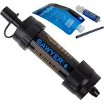 SAWYER Sawyer Mini Wasserfilter System Black, ultraleichter Filter für Camping und Outdoor, 99.9999% Bakterienfilterung