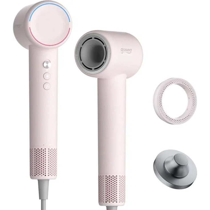 Gosund SuperWind HD21, Haartrockner mit Ionisierungstechnologie, Präziser Temperaturregelung, 1300 Watt, rosa