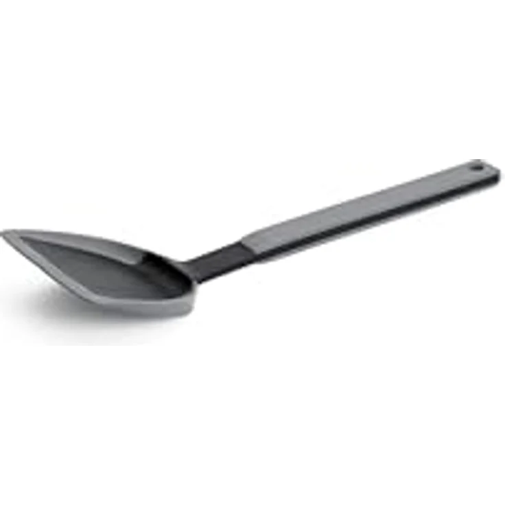 Woll Cook-It Wok-Wender mit flexibler Silikonlippe, 11 cm breit, 32.5 cm lang, grau, hitzebeständig bis 220°, spülmaschinenfest – Bild 2
