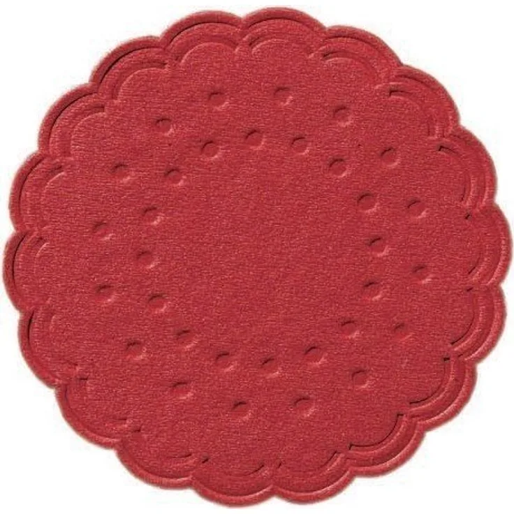 Duni Untersetzer 8lagig Tissue Uni rot, ø 7,5 cm, 250 Stück