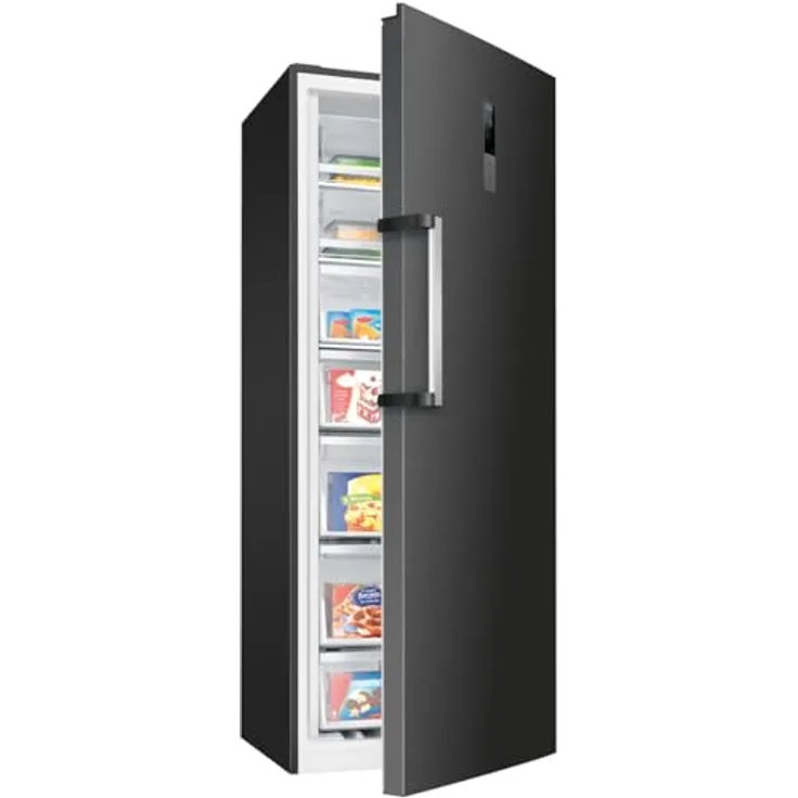 Bomann® Gefrierschrank GSVS 7365 titan, 2in1 Nofrost Tiefkühlschrank mit 380L Nutzinhalt, leise, elektronische Temperaturregelung