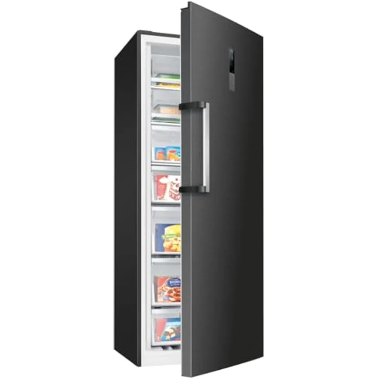 Bomann® Gefrierschrank GSVS 7365 titan, 2in1 Nofrost Tiefkühlschrank mit 380L Nutzinhalt, leise, elektronische Temperaturregelung – Bild 1