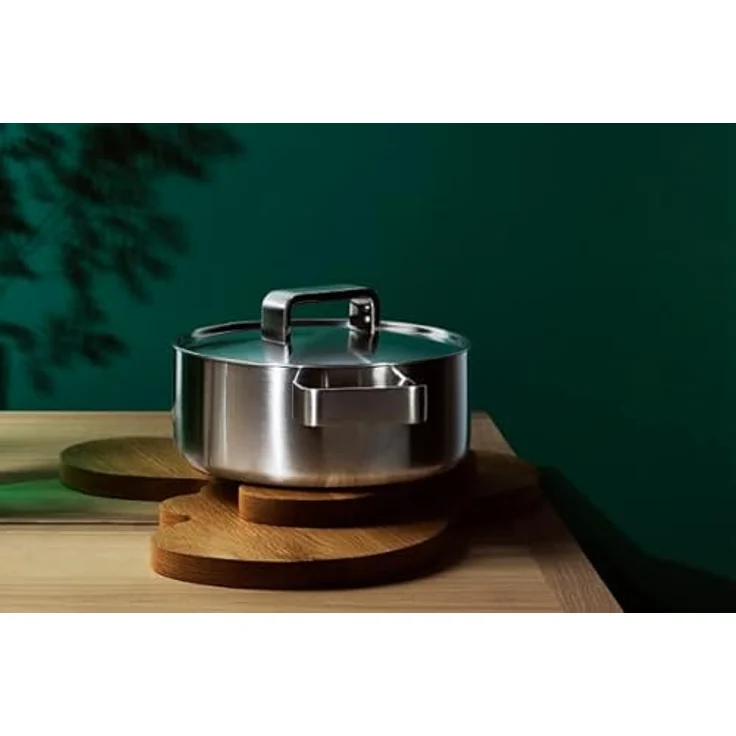 Iittala Tools - Kochtopf mit Deckel - 3,0 l - Gebürsteter Edelstahl, für alle Herdarten geeignet, inklusive Induktion – Bild 2