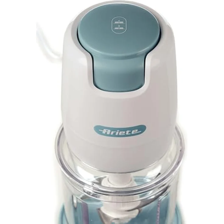 Ariete 0437/01, Universalzerkleinerer mit 0,7 L Schüsselkapazität, 400 Watt Leistung, Edelstahlmesser, blau – Bild 4