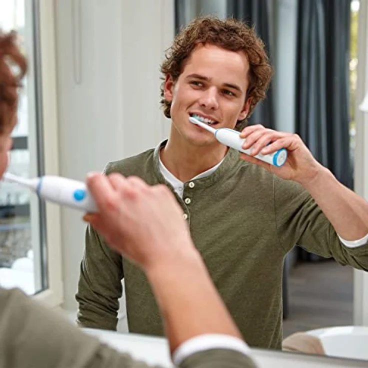 Philips Sonicare Original ProResults Standard Schallzahnbürstenköpfe - 10er Pack in Weiß (Modell HX6010/32) – Bild 3