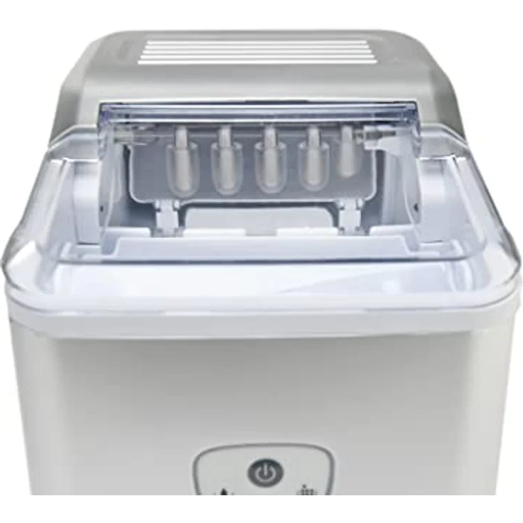 Senya SYCP-IM002, Eiswürfelmaschine aus Kunststoff, 12 kg/24 Stunden, 1,6 l Behälter, leise, silber – Bild 5