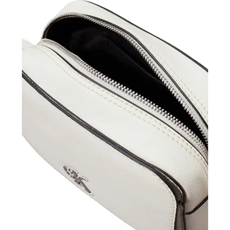 "Calvin Klein Jeans Umhängetasche MINIMAL MONOGRAM CAMERA BAG18, Creamy White, Damen Schultertasche mit Reißverschluss" – Bild 3