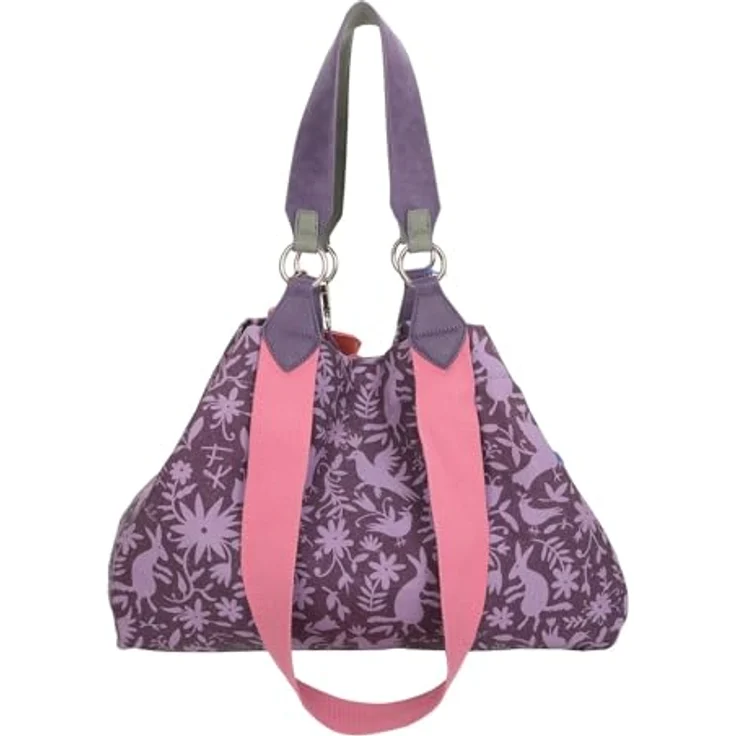 Fritzi aus Preußen Fritzi x Frida Kahlo Izzy Medium Shopper Tasche, 42 cm, mehrfarbig, 100% Polyester, nature folk – Bild 4
