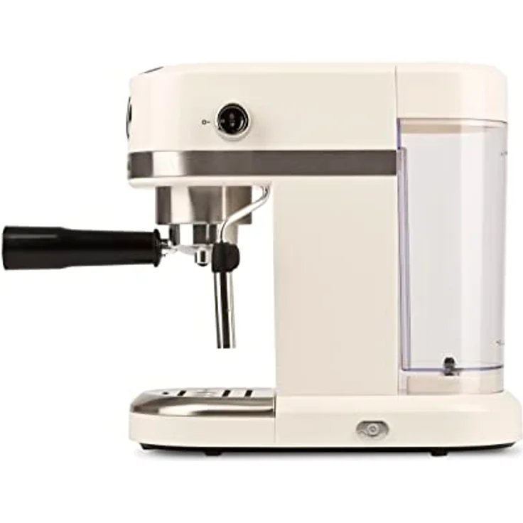 G3 Ferrari G10168 Amarcord Espresso-Kaffeemaschine, Siebträgermaschine mit 15 Bar Druck, beige – Bild 9