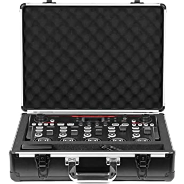 Analog Cases Unison Case für Boss RC-505 MK2, robuster Hartschalenkoffer mit Schaumstoffpolsterung, schwarz