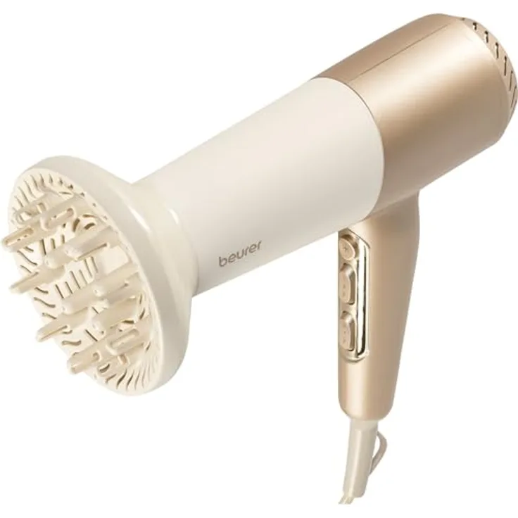 BEURER Ionic-Haartrockner HC 70, 2100 W, DC-Motor, Ionenfunktion und Kaltluftstufe, ergonomisches Design