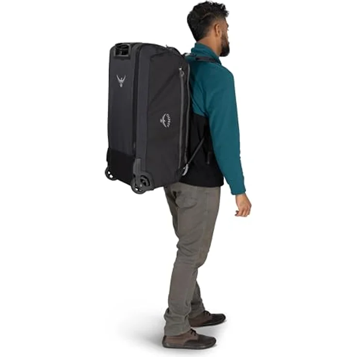 Osprey Daylite 85, 2 Rollen Reisetasche mit arretierbarem Griff und praktischen Außentaschen, Schwarz, (85 l) – Bild 12