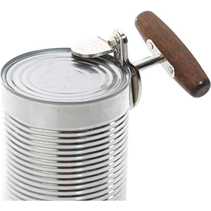 Westmark Profidosenöffner, Für den gewerblichen Gebrauch, für Dosen in Gastronomiegröße, Stahl-Holz, Titan, 12242260 – Bild 6