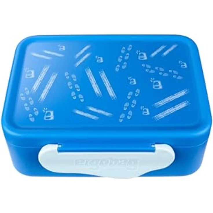 ergobag Lunchbox Brotdose Tritan, 1-tlg. mit Trennfach für Obst und Gemüse, BPA-frei und spülmaschinenfest – Bild 1