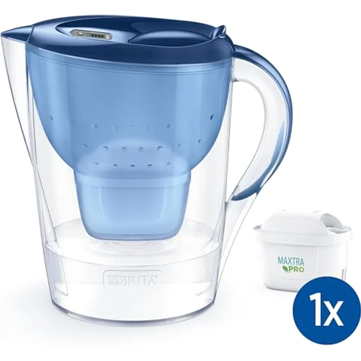 Brita Marella XL+1 Maxtra Pro PP Filterkanne, Blau, Polypropylen, 3,5 l, 150 l, Wasserfilter der Marke Brita – Bild 3