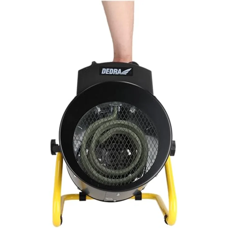 Dedra Elektrische Heizung DED9932B, 5000W 400V 3-Phasen rund – Bild 7