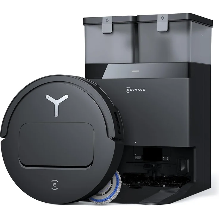 ECOVACS DEEBOT T50 PRO Omni, Saugroboter mit Mop-Funktion, 15.000 Pa, automatische Reinigungslösung, ultradünn 81 mm