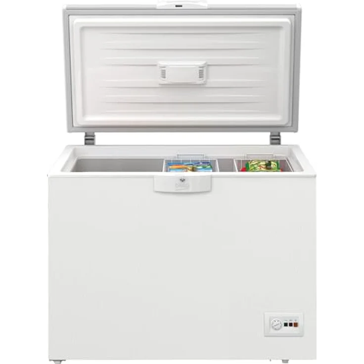 Beko Congelatore libera installazione HSM29540, Tiefkühltruhe 288 Liter, Energieklasse E – Bild 3